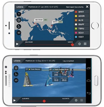 Volvo Ocean Race Mobile Tracker